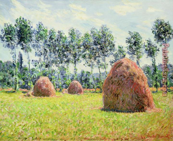 Claude Monet Haystacks at Giverny